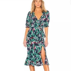 ✨ Saloni Silk Midi Dress
Size 0 | Excellent Like-New Condition